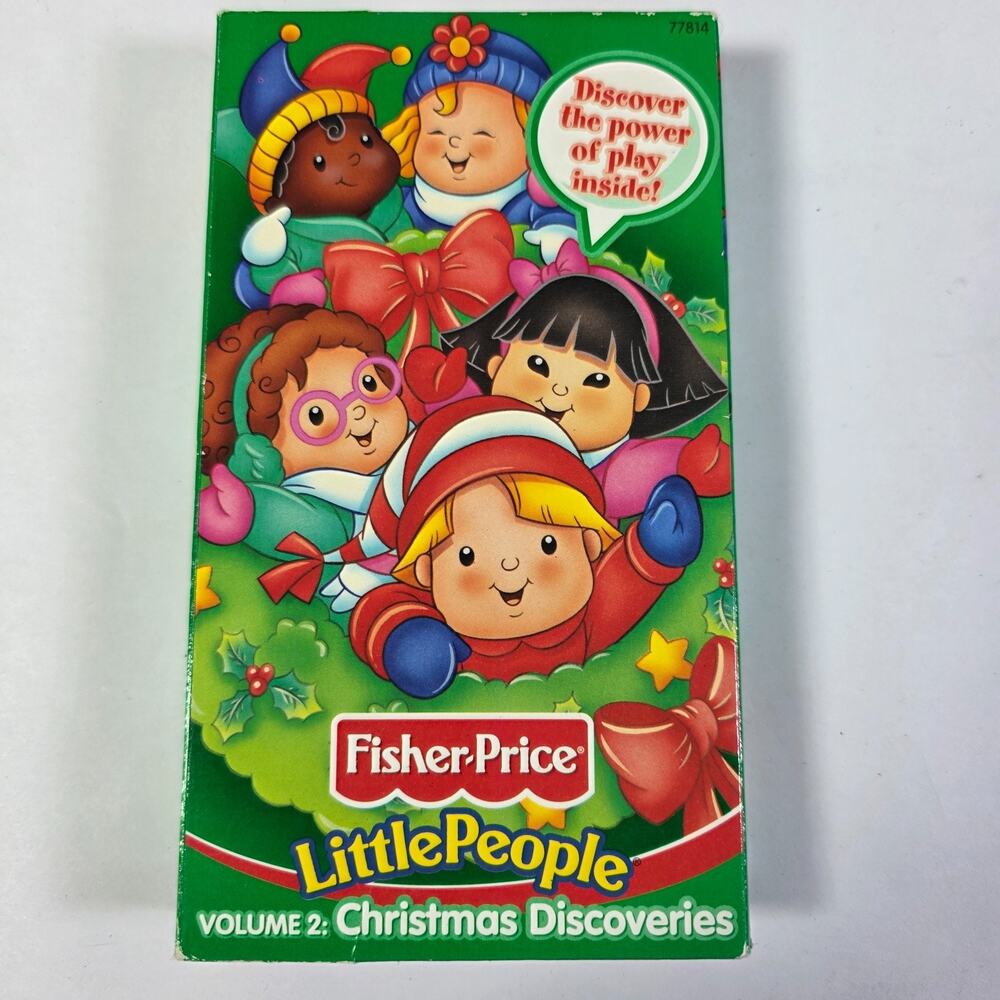Fisher Price Little People Christmas Discoveries VHS 2000 Volume 2 Holiday Clay